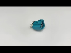 цвет Waterblue соединителя кода FAKRA HSD 4+2Pin z для держателя PCB/Panel