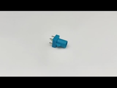 Штепсельная вилка цвета Waterblue соединителя PCB кабеля FAKRA RF кода z прямая