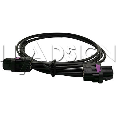 FAKRA Coaxial Cable Mini Fakra HFM Connectors Automotive 4 Pin Cable Assembly