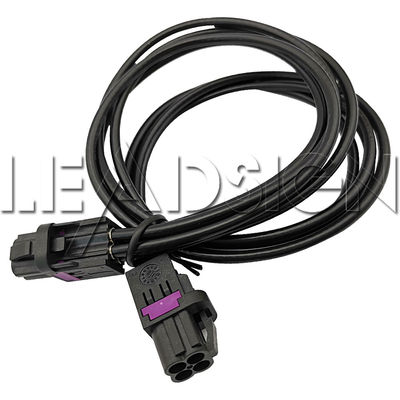 FAKRA Coaxial Cable Mini Fakra HFM Connectors Automotive 4 Pin Cable Assembly